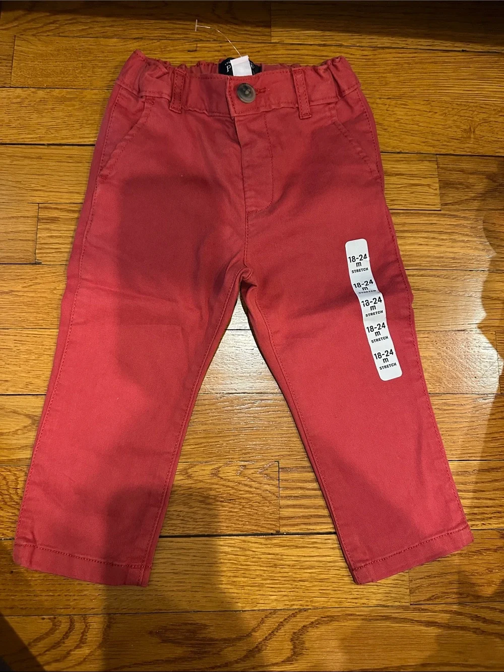 The Children's Place Red Toddler Stretch Twill Pants
